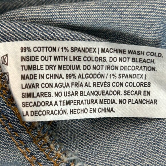 ThreadFast Apparel 370J Unisex XL Light Blue Denim Jacket | Sustainable Styles - Picture 7 of 8